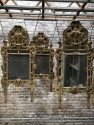 three Antique mirrors Louis XV 18th century
