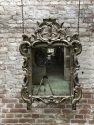 Antique mirror Louis XVI 19th century silver