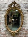 Ronde Antieke spiegel Anouk Beerents 19e eeuw